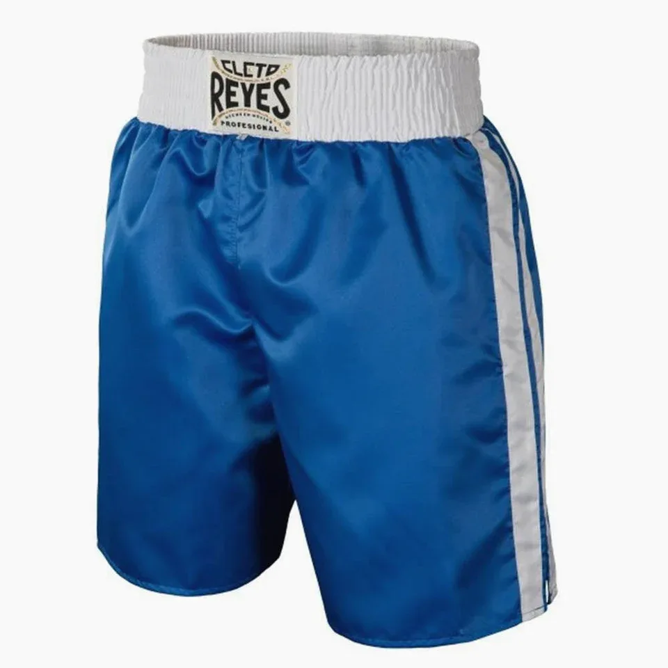 Short de boxe anglaise Cleto Reyes, bleu et blanc