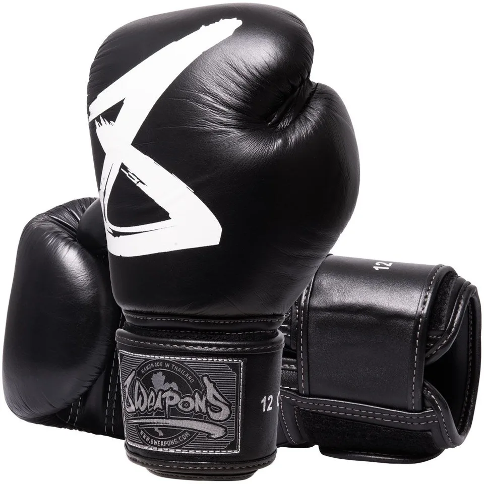 Gants de boxe 8 Weapons Big 8, noir et blanc