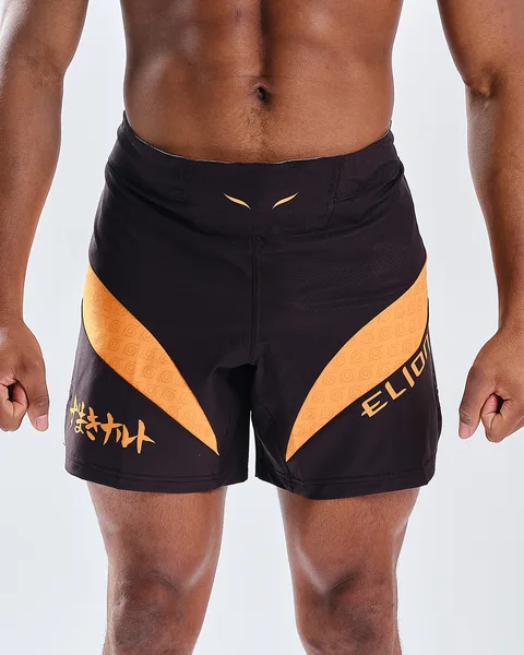 Short MMA Naruto × Elion Seyant, Naruto noir et orange