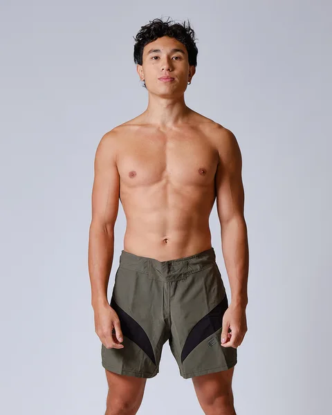Short MMA Elion Seyant Gladiator, kaki et noir