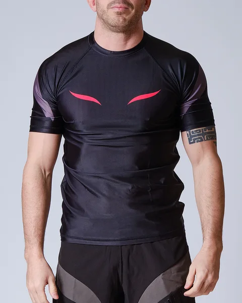 Rashguard Elion JJB Squale manches courtes, noir