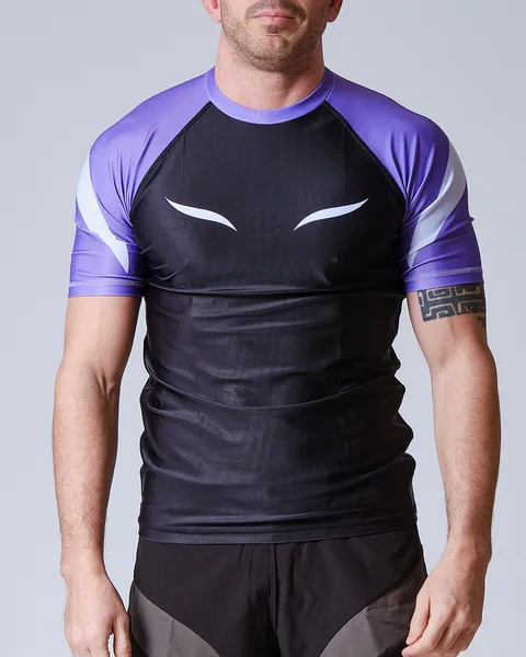 Rashguard Elion JJB Squale manches courtes, violet