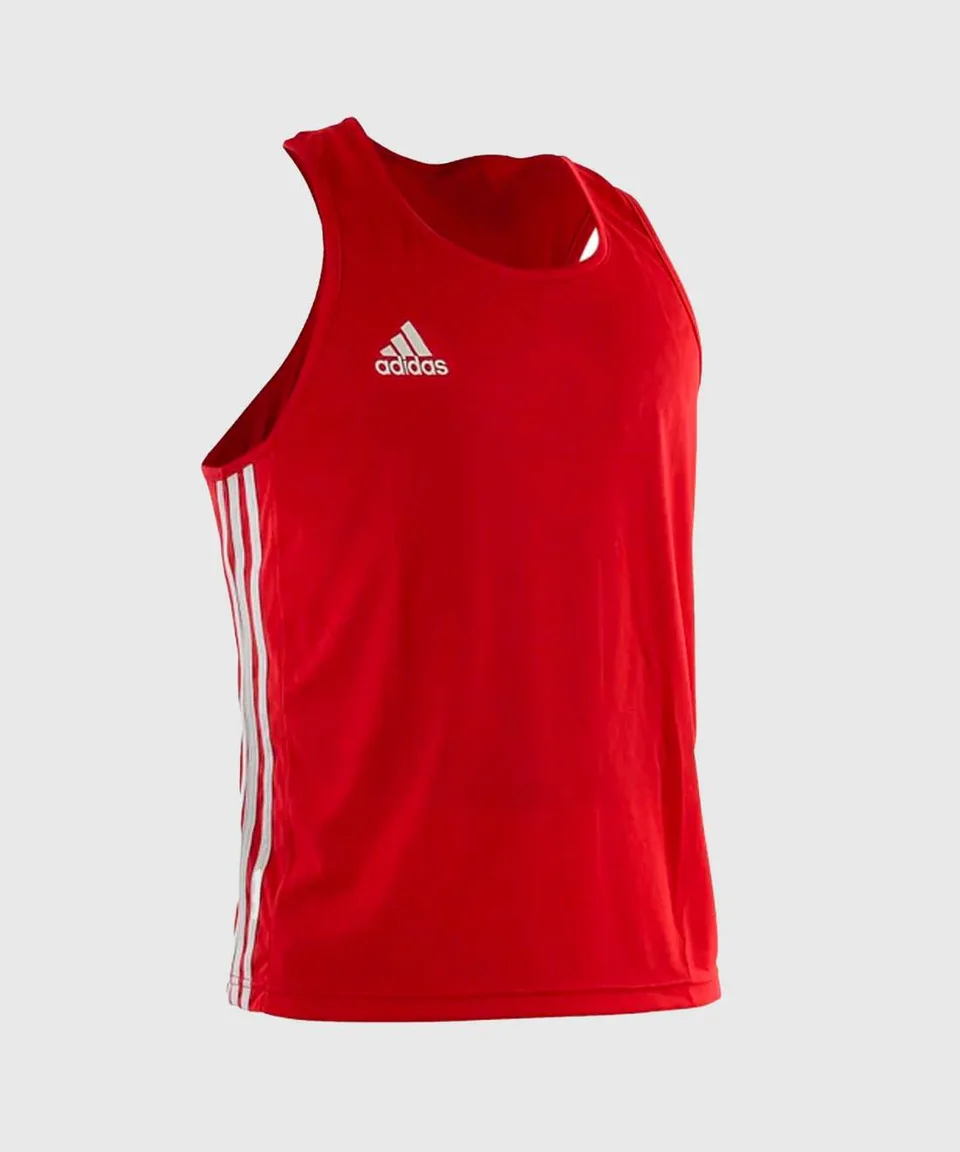 Débardeur de boxe Adidas, rouge