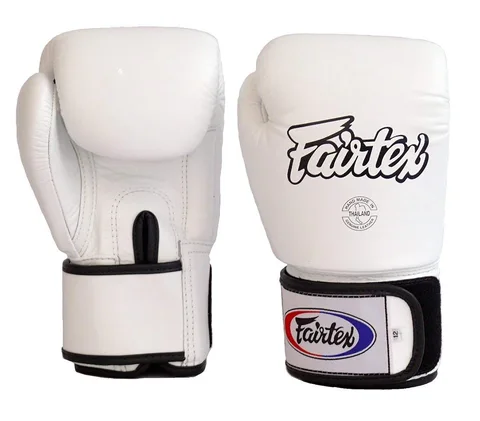 Gants de boxe d’entraînement Fairtex BGV1, blanc
