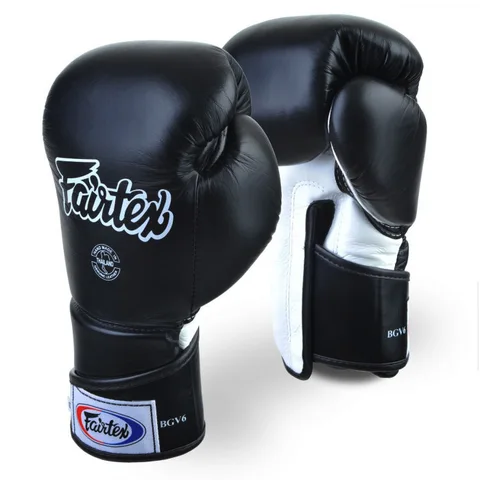 Gants de boxe d’entraînement Fairtex BGV6, noir