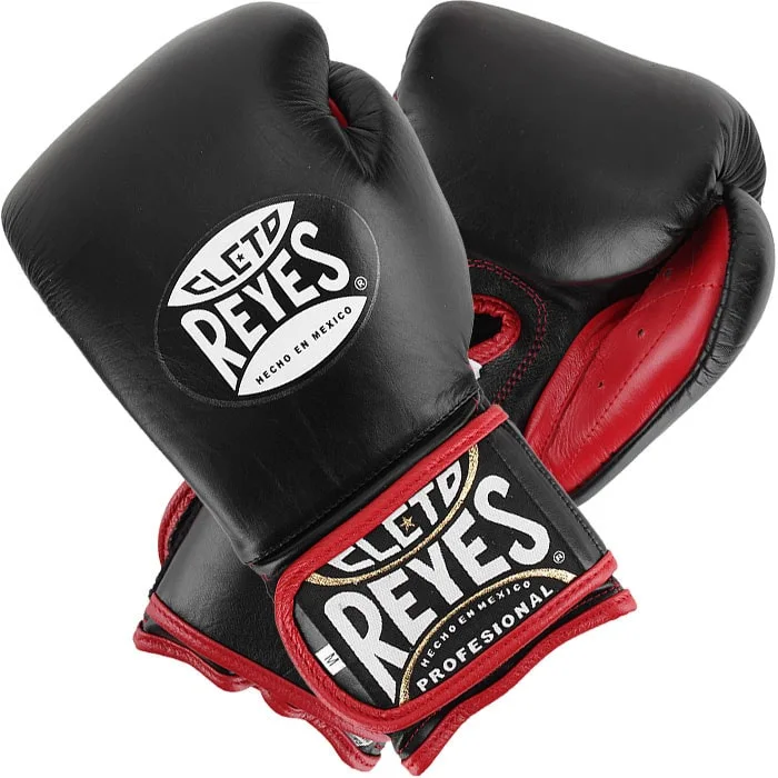 Gants de boxe d’entraînement Cleto Reyes Pro Sparring Re-Design, noir