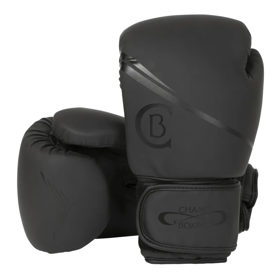Gants de boxe d’entraînement Champboxing, noir