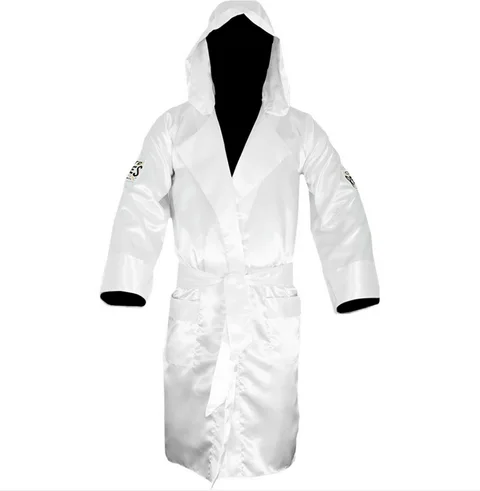 Peignoir de boxe à capuche Cleto Reyes, blanc