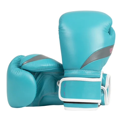 Gants de boxe L’Élégant Elion South Beach Velcro, turquoise