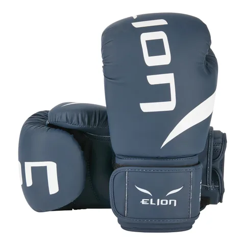 Gants de boxe L’Extravagant Elion, bleu marine et blanc