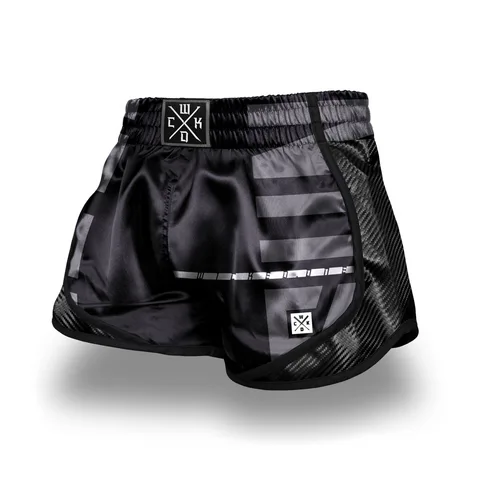 Short de boxe thaï Wicked One Squad Klaz, noir