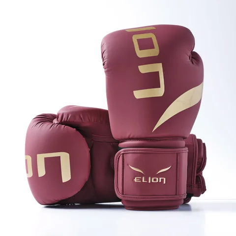 Gants de boxe L’Extravagant Elion, bordeaux et or
