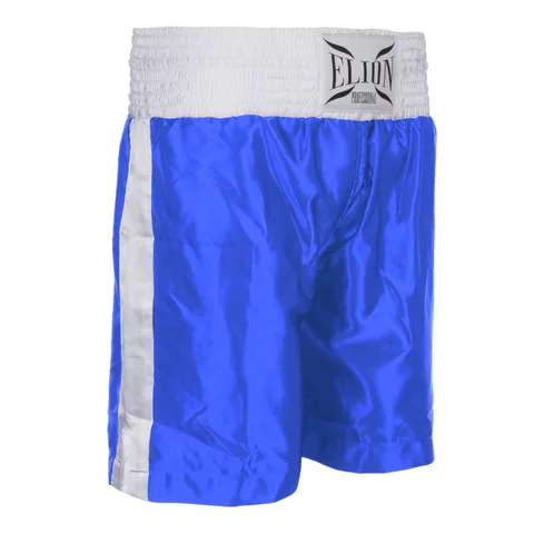 Short de boxe anglaise Elion, bleu, bleu roi et blanc