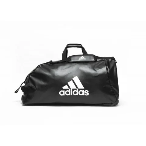 Sac de sport Adidas Combat 2 EN 1 taille S, noir et blanc