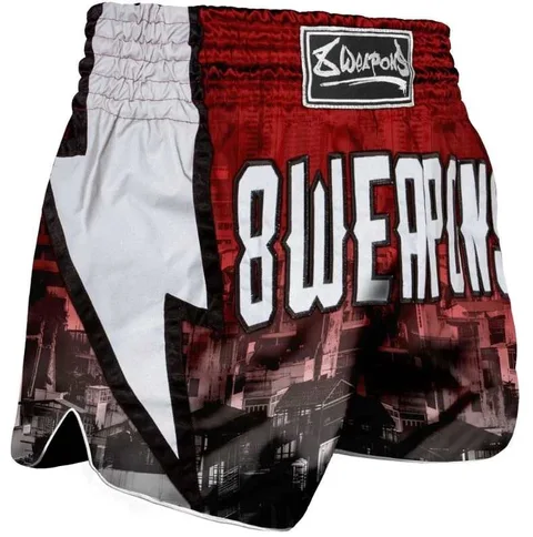 Short de boxe thaï 8 Weapons Red City