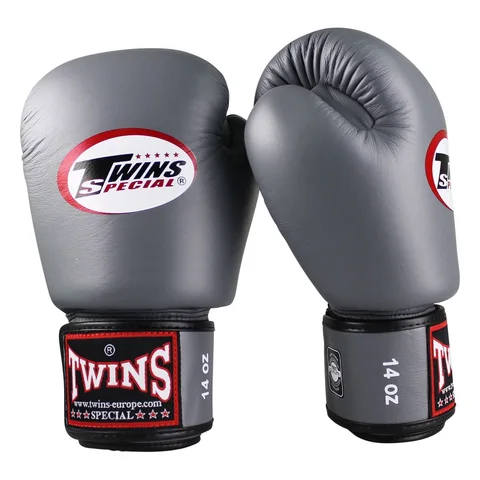 Gants de boxe d’entraînement Twins BGVL3, gris