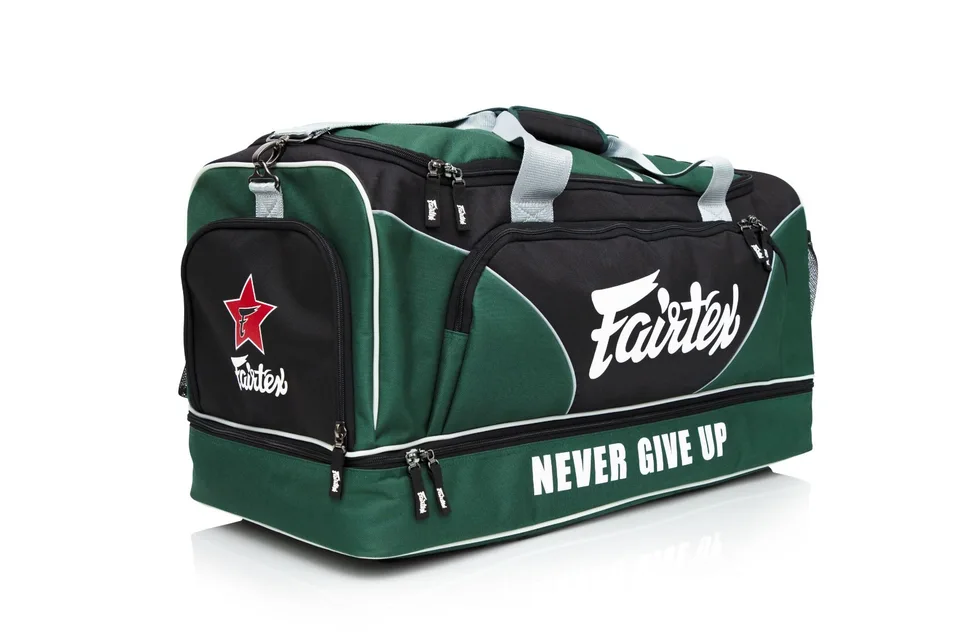 Sac de sport Fairtex, vert et noir