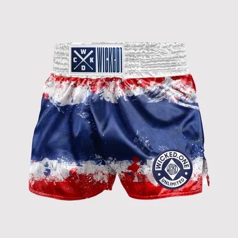 Short de boxe thaï Wicked One Flag