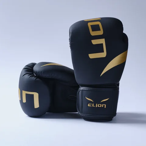 Gants de boxe L’Extravagant Elion, noir et or