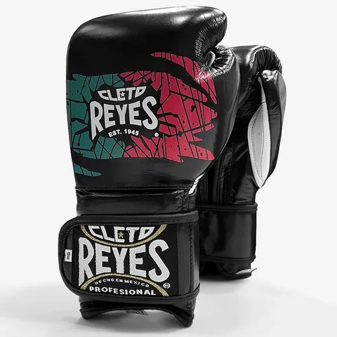 Gants de boxe d’entraînement Cleto Reyes Pro Sparring Mexican, noir