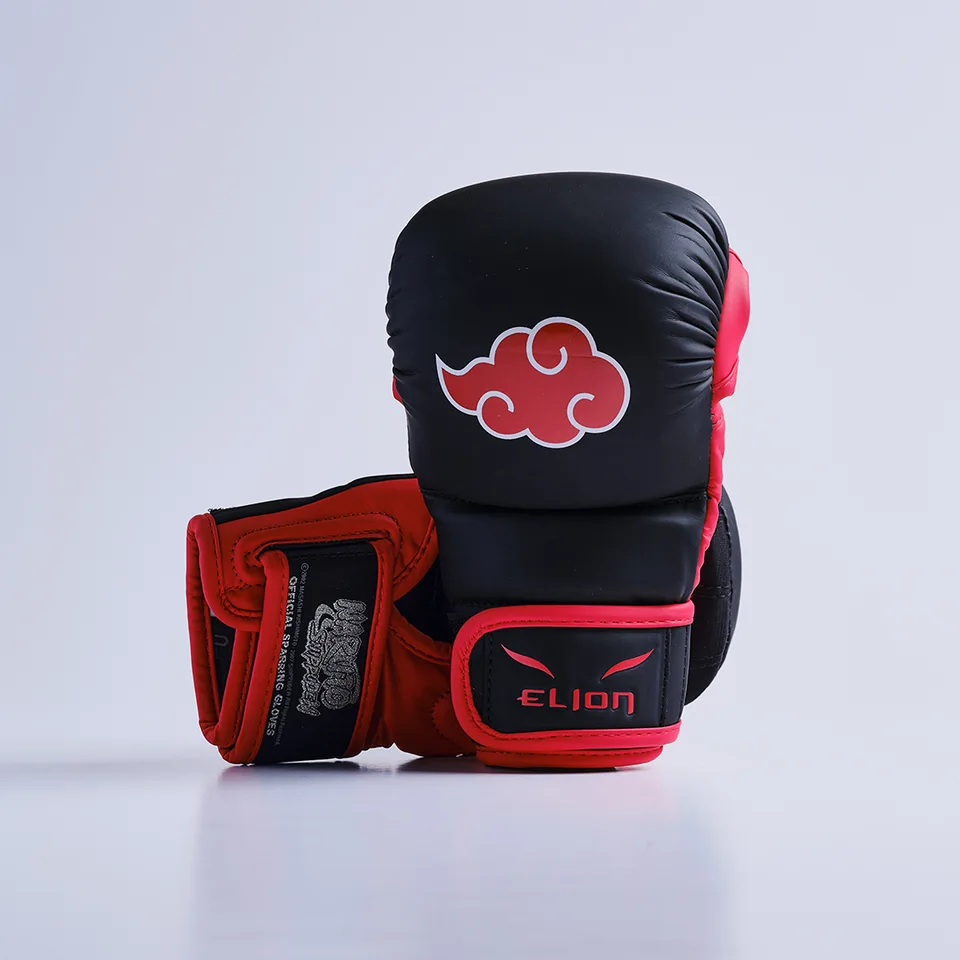Gants MMA Naruto × Elion Super Sparring, Akatsuki noir et rouge