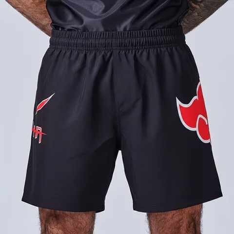 Short MMA Naruto × Elion JJB Aura, Akatsuki noir