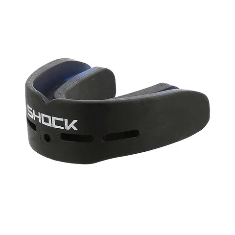 Protège-dents Shock Doctor double Nano, gel noir