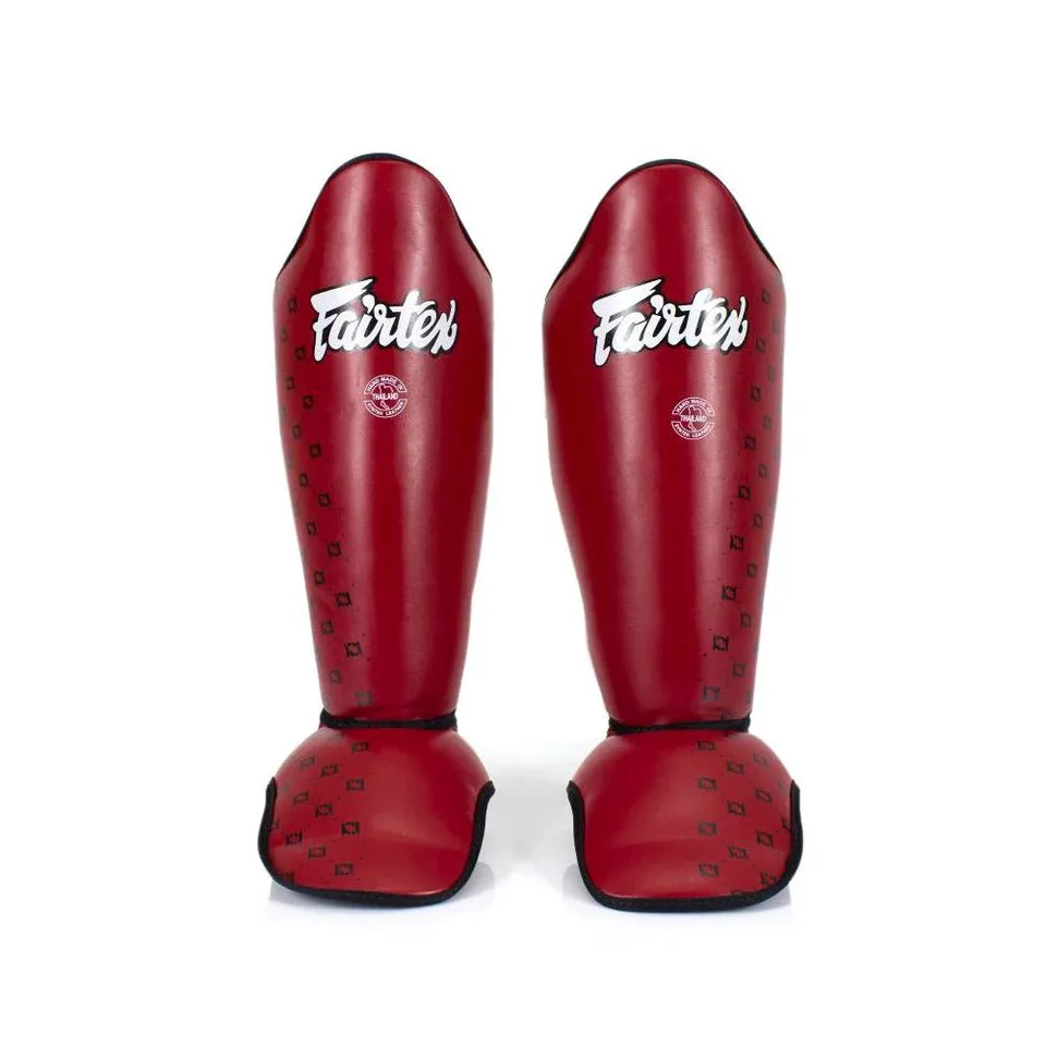 Protège-tibias et pieds Fairtex SP5, rouge