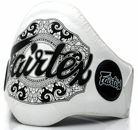 Ceinture de frappe Fairtex thaï, blanc