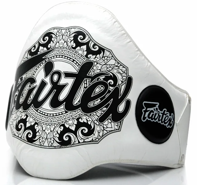 Ceinture de frappe Fairtex thaï, blanc