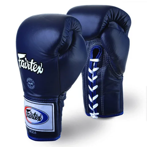 Gants de boxe Fairtex Pro thaï, bleu