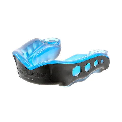 Protège-dents Shock Doctor Gel Max adulte, bleu et noir