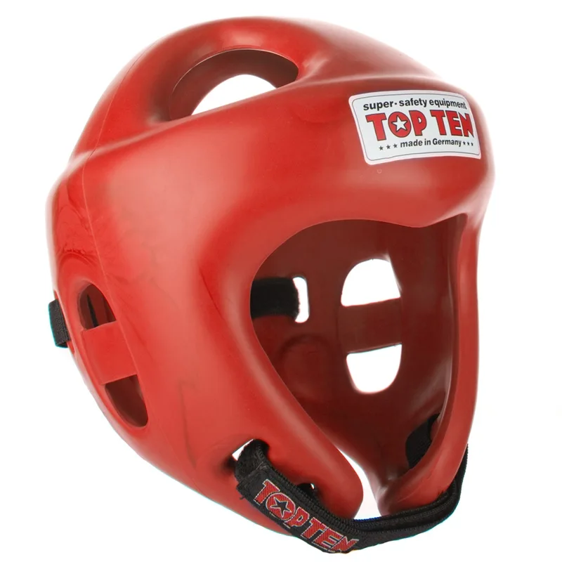 Casque de boxe Top Ten, rouge