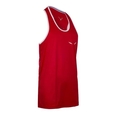 Débardeur de boxe anglaise Elion, rouge et blanc