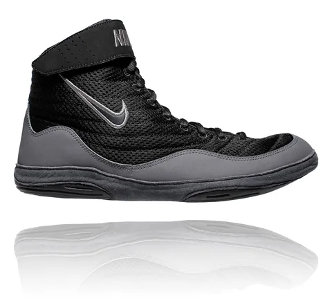 Chaussures multiboxe Nike Inflict 3, noir et gris