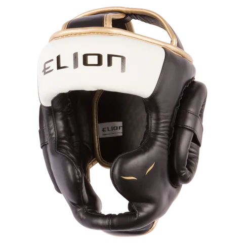 Casque de boxe Elion Audace, noir et blanc