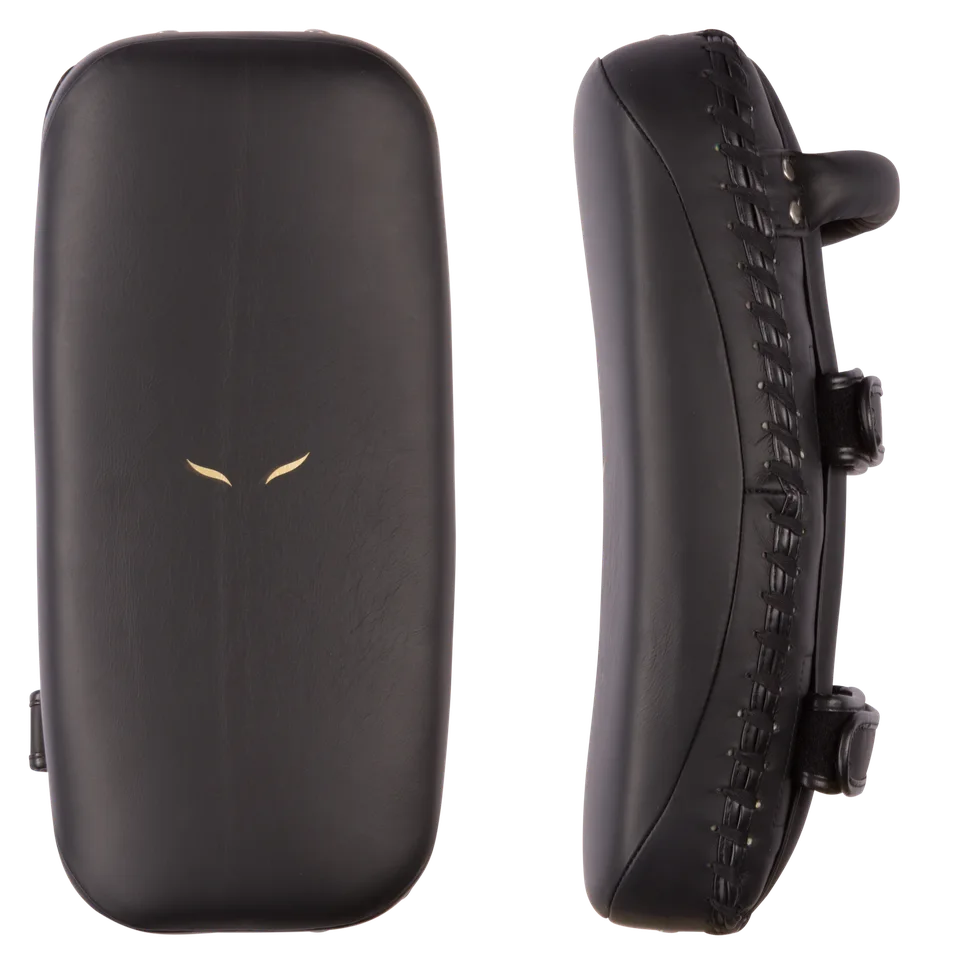 Pattes d’ours Elion courbé, cuir noir mat
