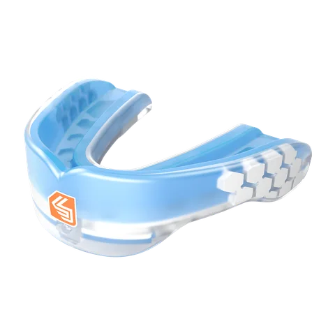 Protège-dents Shock Doctor Gel Max Power Trans, bleu