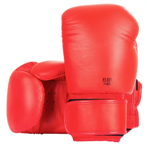 Gants de boxe Elion, rouge mat