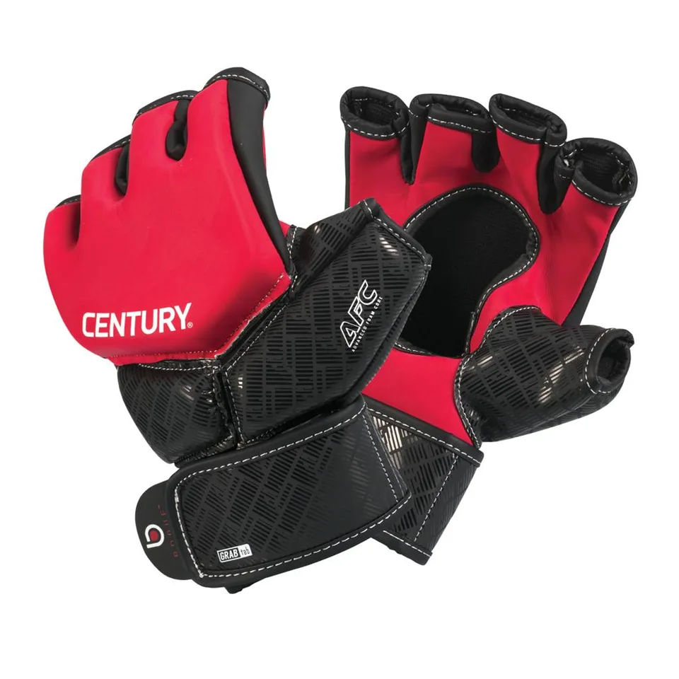 Gants MMA Century Brave Competition Training, noir et rouge