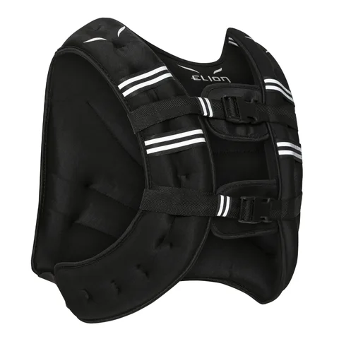 Gilet lesté de sable Elion Power 10 kg, noir