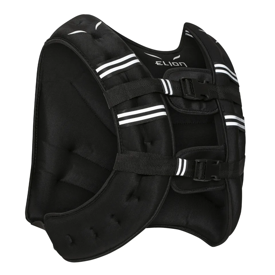 Gilet lesté de sable Elion Power 10 kg, noir