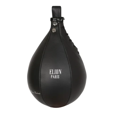 Poire de vitesse Elion, cuir noir