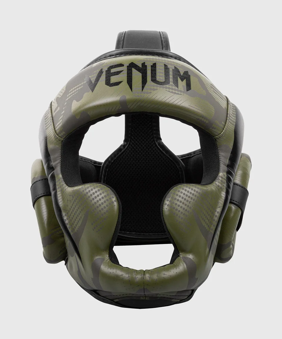 Casque de boxe Venum Elite, kaki et camo