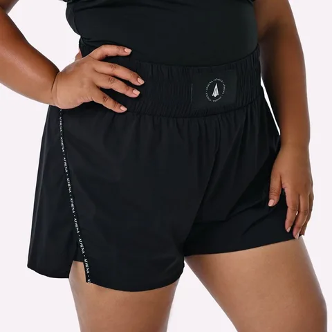 Short femme Athena Theia Boxing, noir
