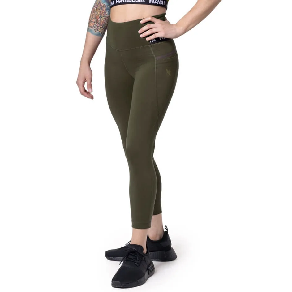 Legging Hayabusa 3 4 Taille Haute, olive