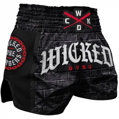 Short de boxe thaï Wicked One Brotherhood