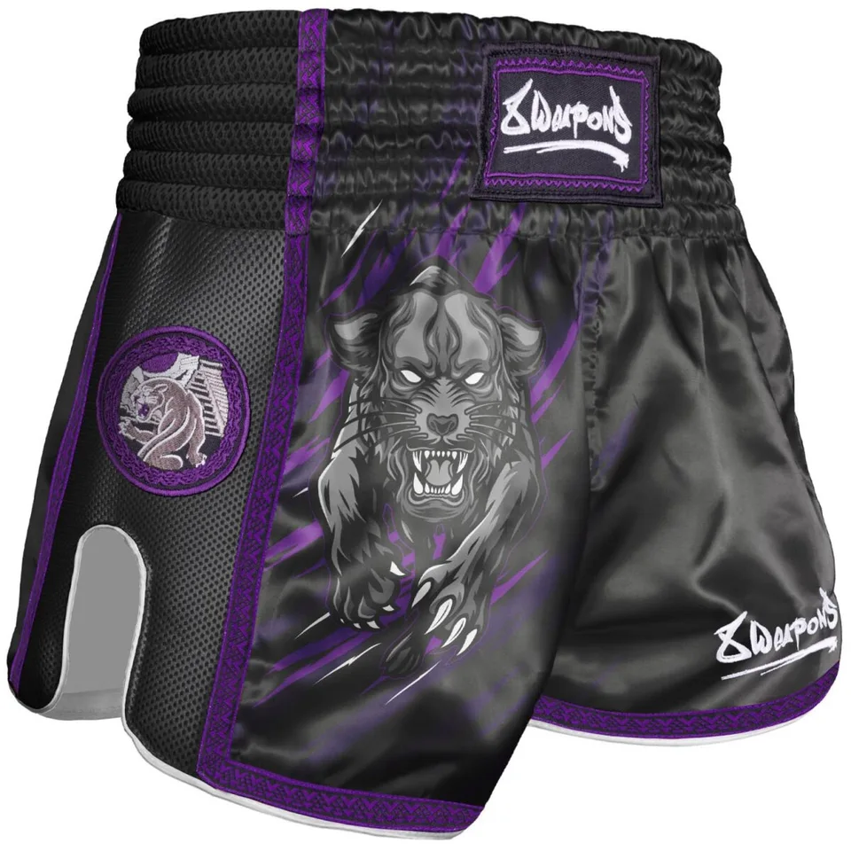 Short de boxe thaï enfants 8 Weapons Beastial Panther