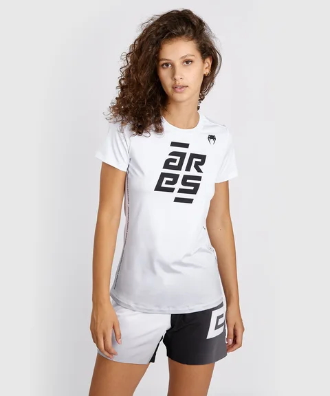 T-shirt technique pour femme Venum Arès, blanc