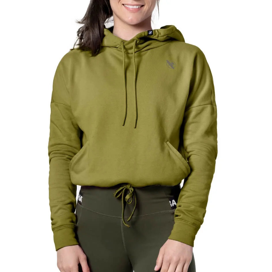 Sweat à capuche Hayabusa pour femme, olive